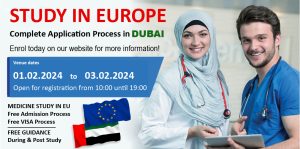 Study medicine in EU - for Dubai