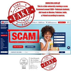 Fake University Scam
