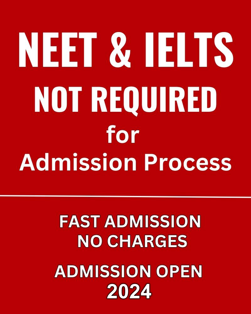 neet and ielts not required for admission